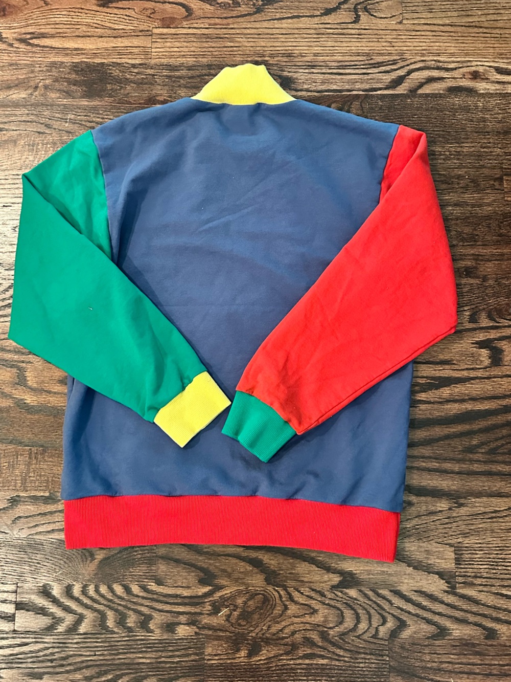 Cool Shirtz Very Cool Colorblock Rainbow Sweatshirt Size S - Picture 7 of 7